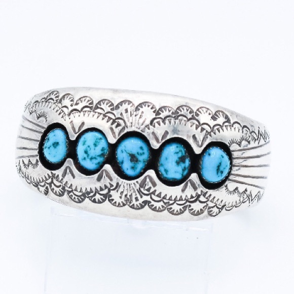 Vintage Navajo Shadow Box Cuff OP0115 - Picture 1 of 4